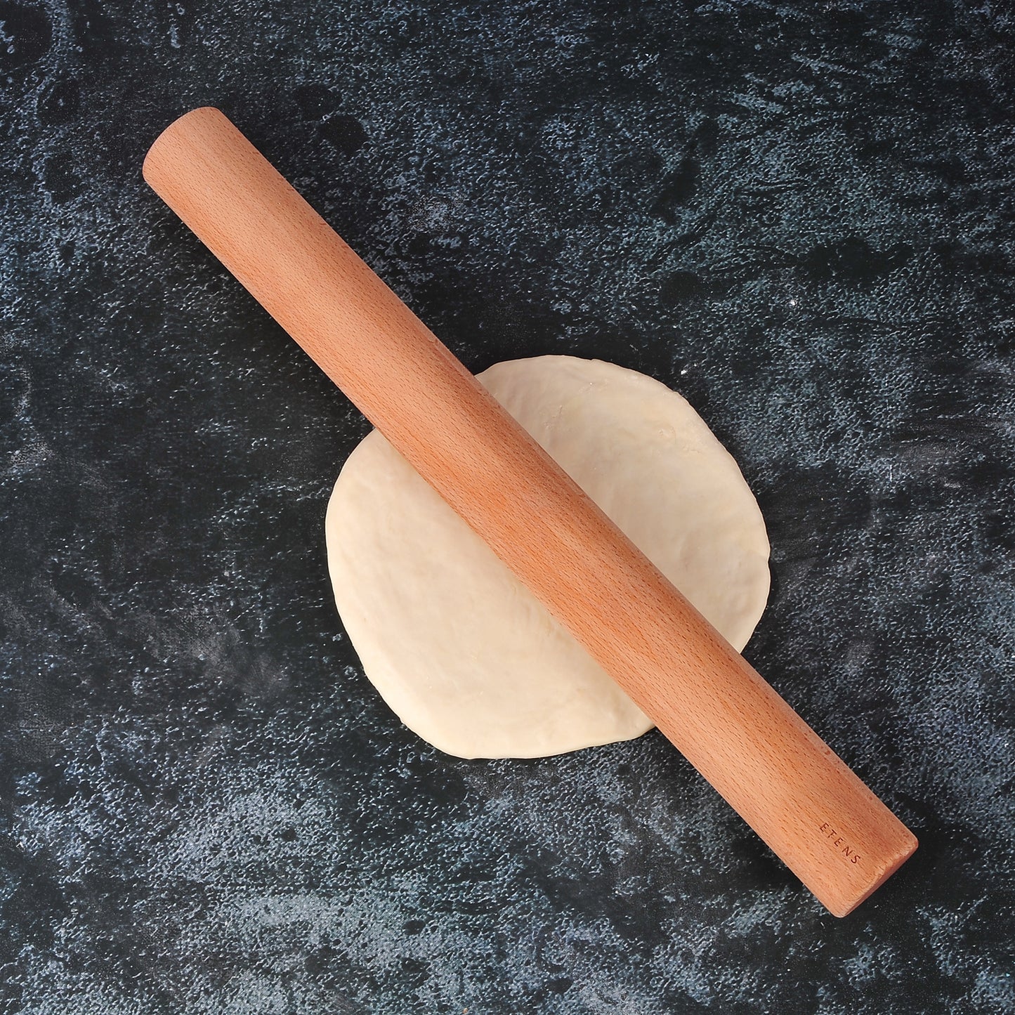 Etens Rolling Pin 18 Inch, Professional Dowel Wood Rolling Pins for Baking Pasta Pizza Pie and Cookie, Wooden Dough Roller Pin – Baking Supplies Tools (Straight Style, Large 1.75 Inch Diameter)