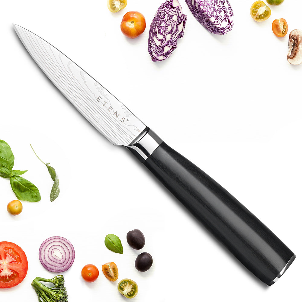 Etens Paring Knife, Small Kitchen Knife, Sharp Pairing Knives Fruit Knife with Gift Box | High Carbon Stainless Steel Pearing Knife