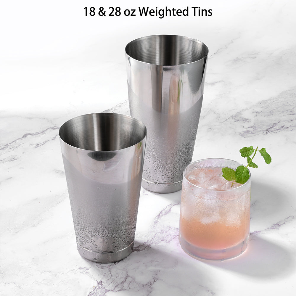 Stainless Steel Boston Shaker Set, Cocktail shaker kit, Shaker cup